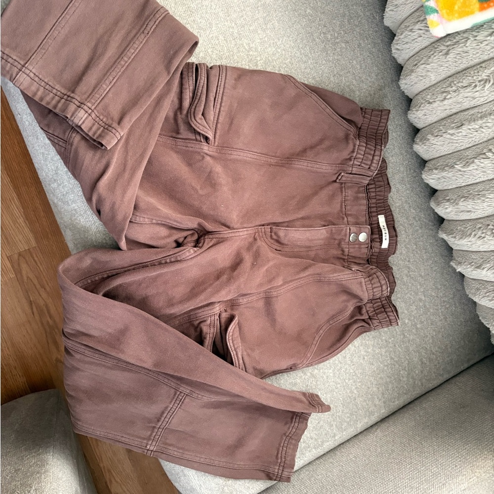 Brown Casual Pants